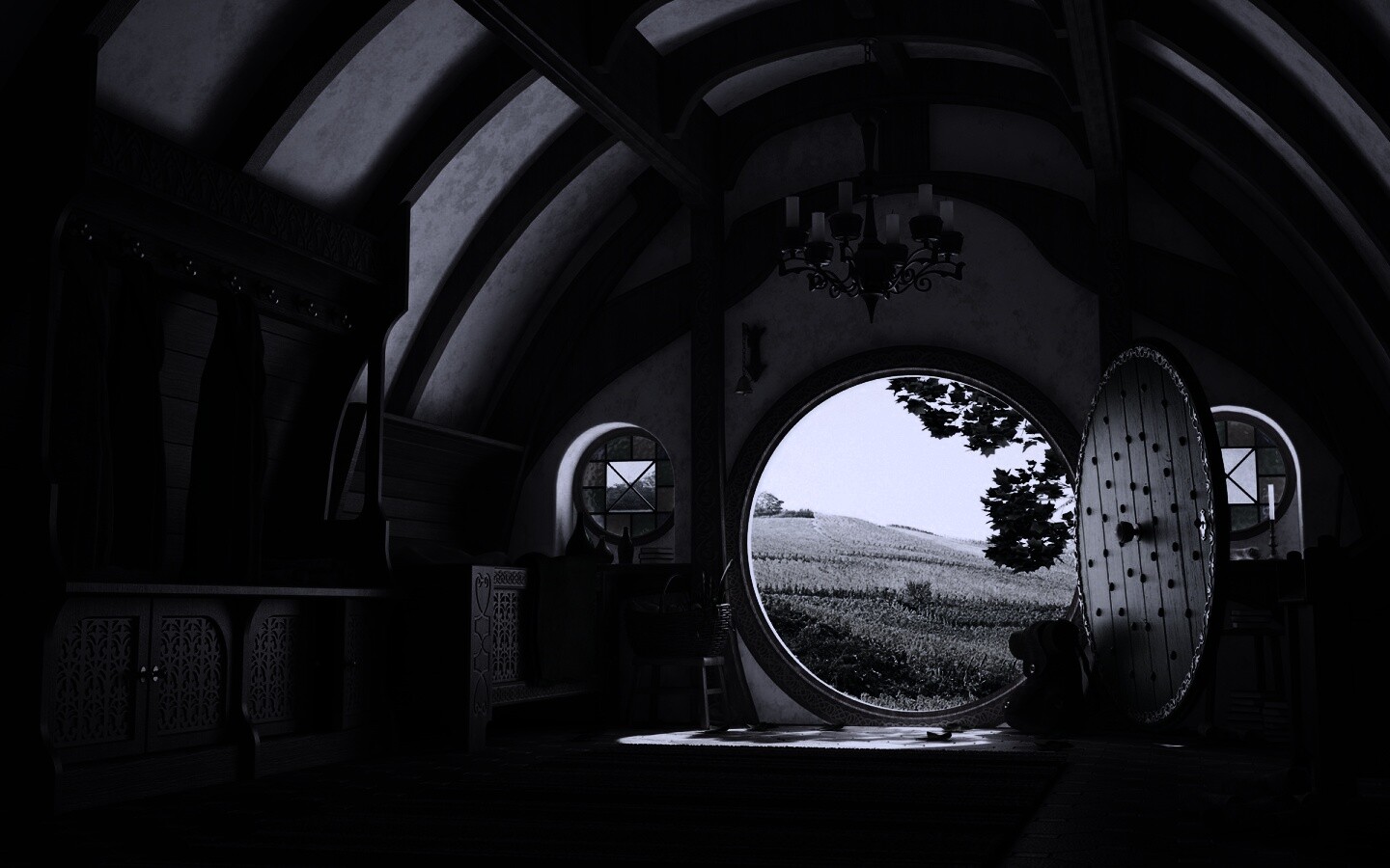 Дом хоббитов обои