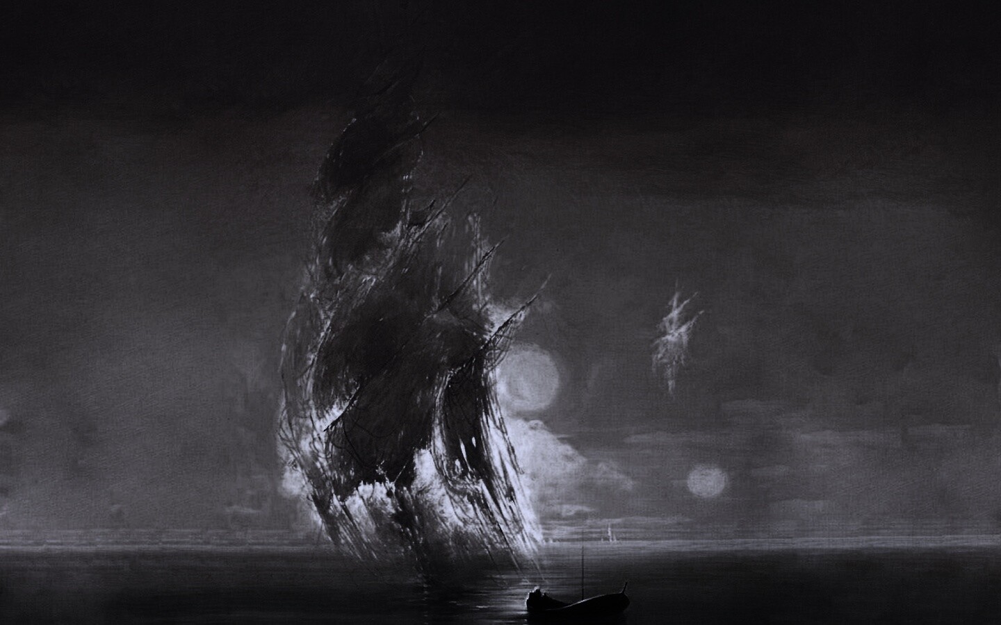 Призрачный парусник обои