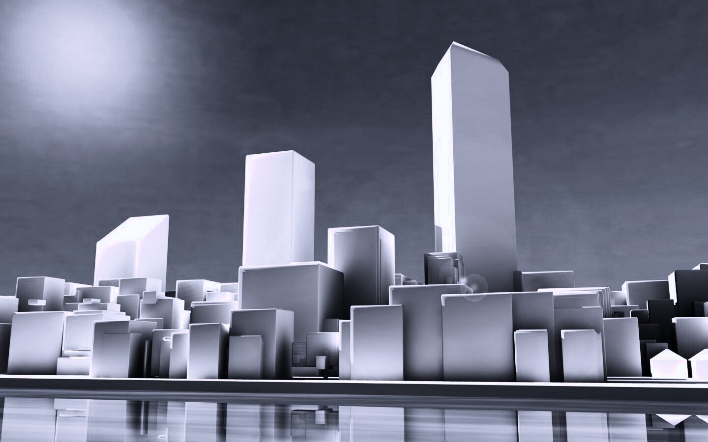 Картонный город обои