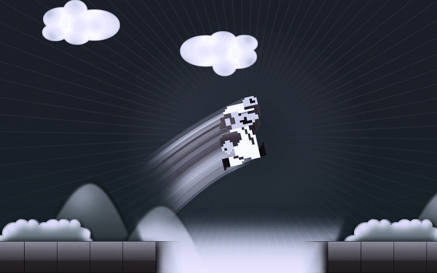 Прыжок Марио обои