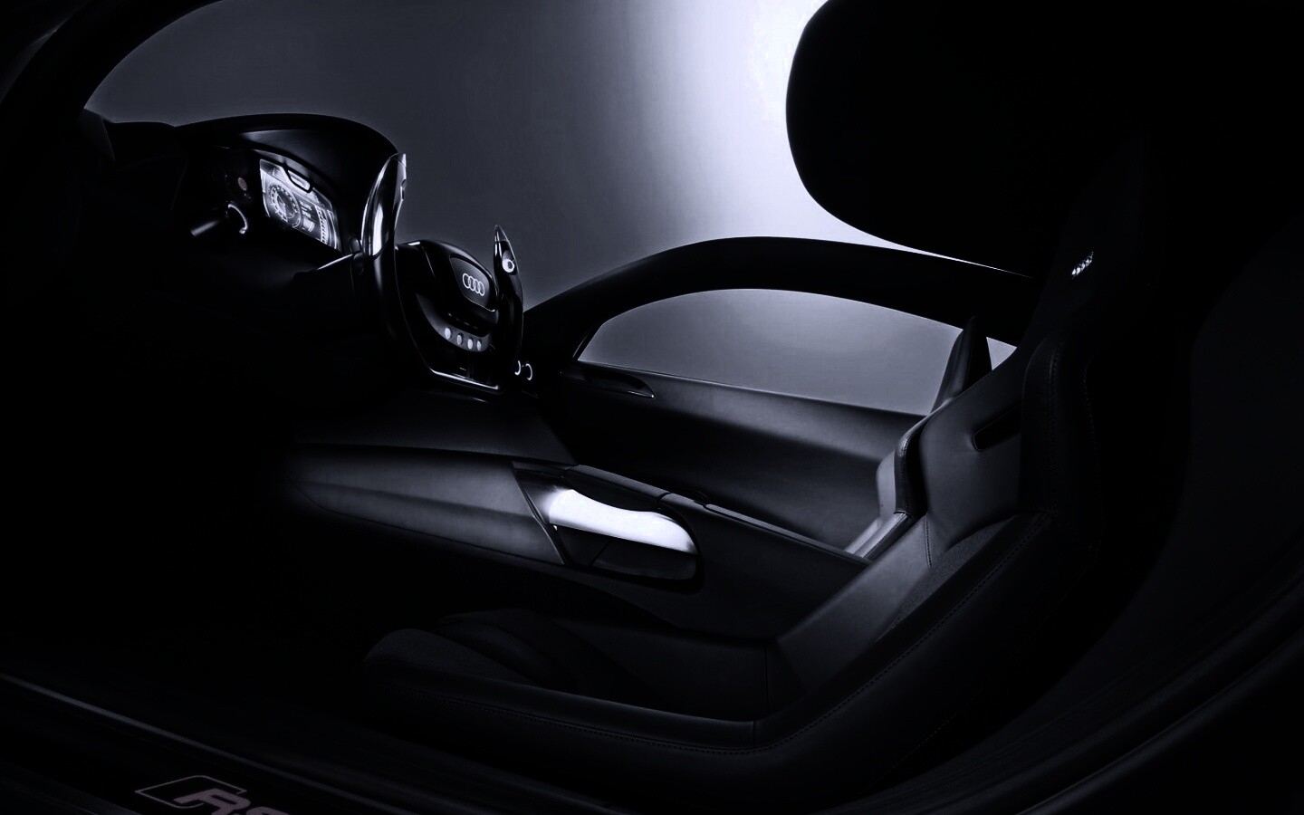 В салоне концепта Audi RSQ обои