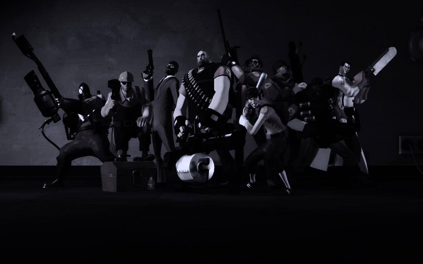 Герои игры Team Fortress 2 обои