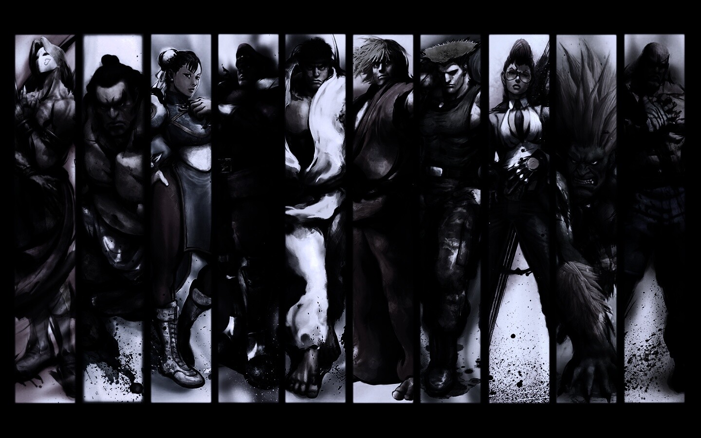 Герои игры Street FIghter обои