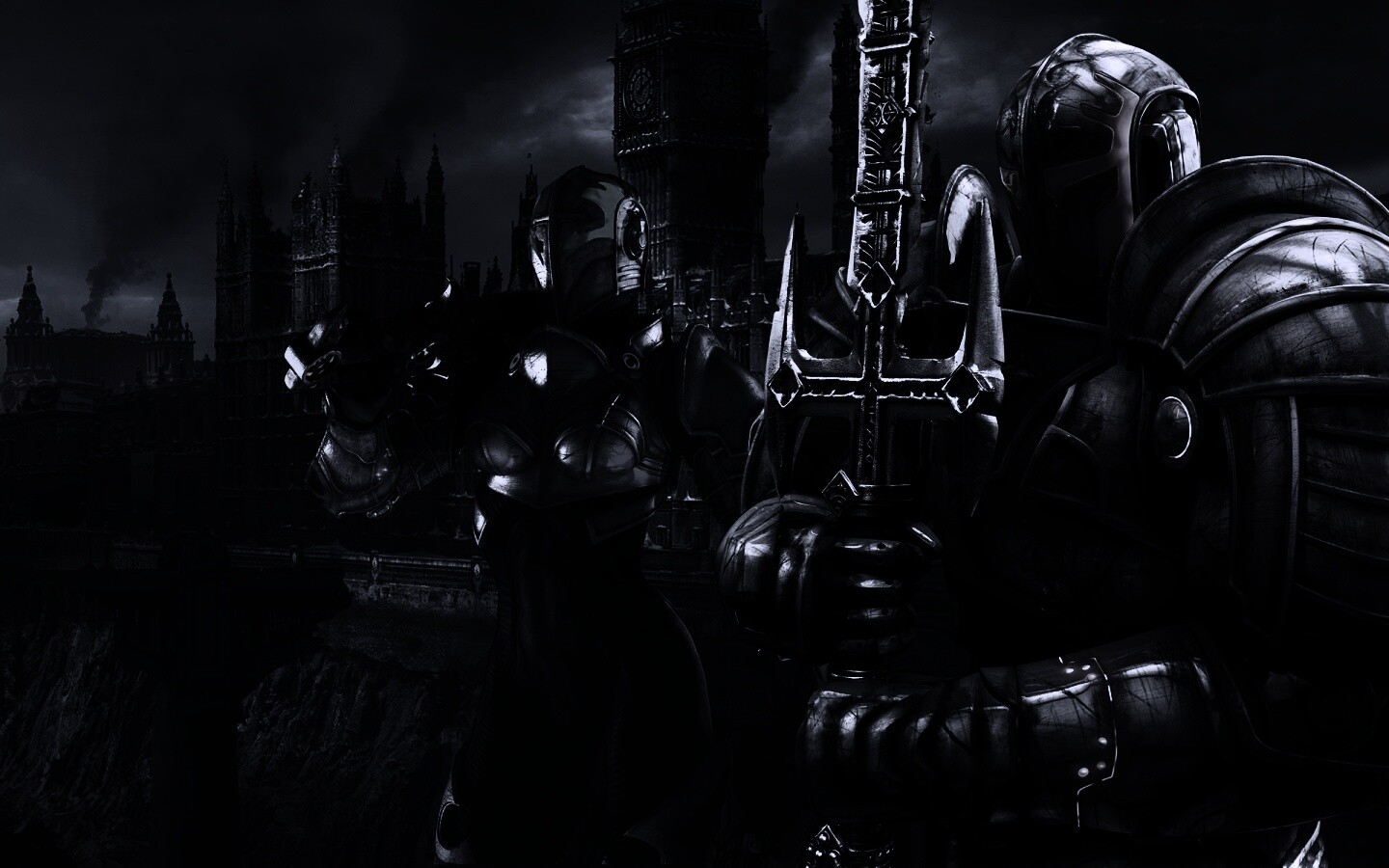 Постапокалиптический Лондон из игры обои