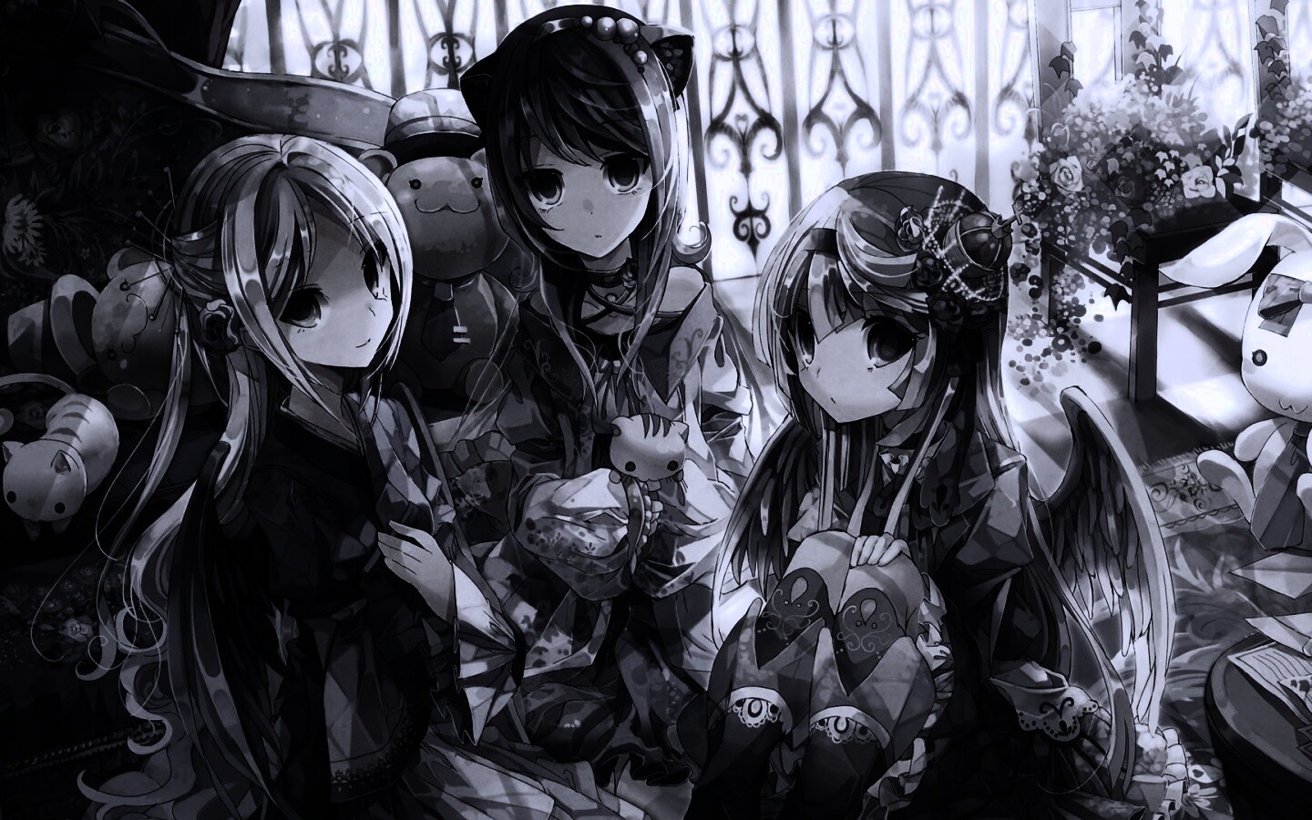 Три лоли обои