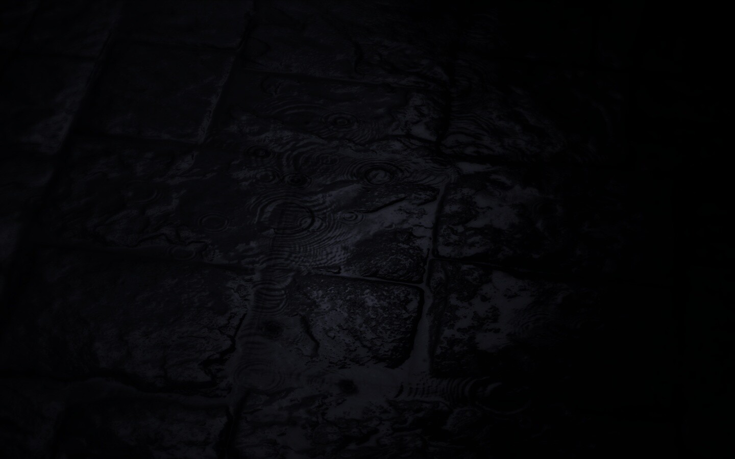 Дождь на мостовой обои