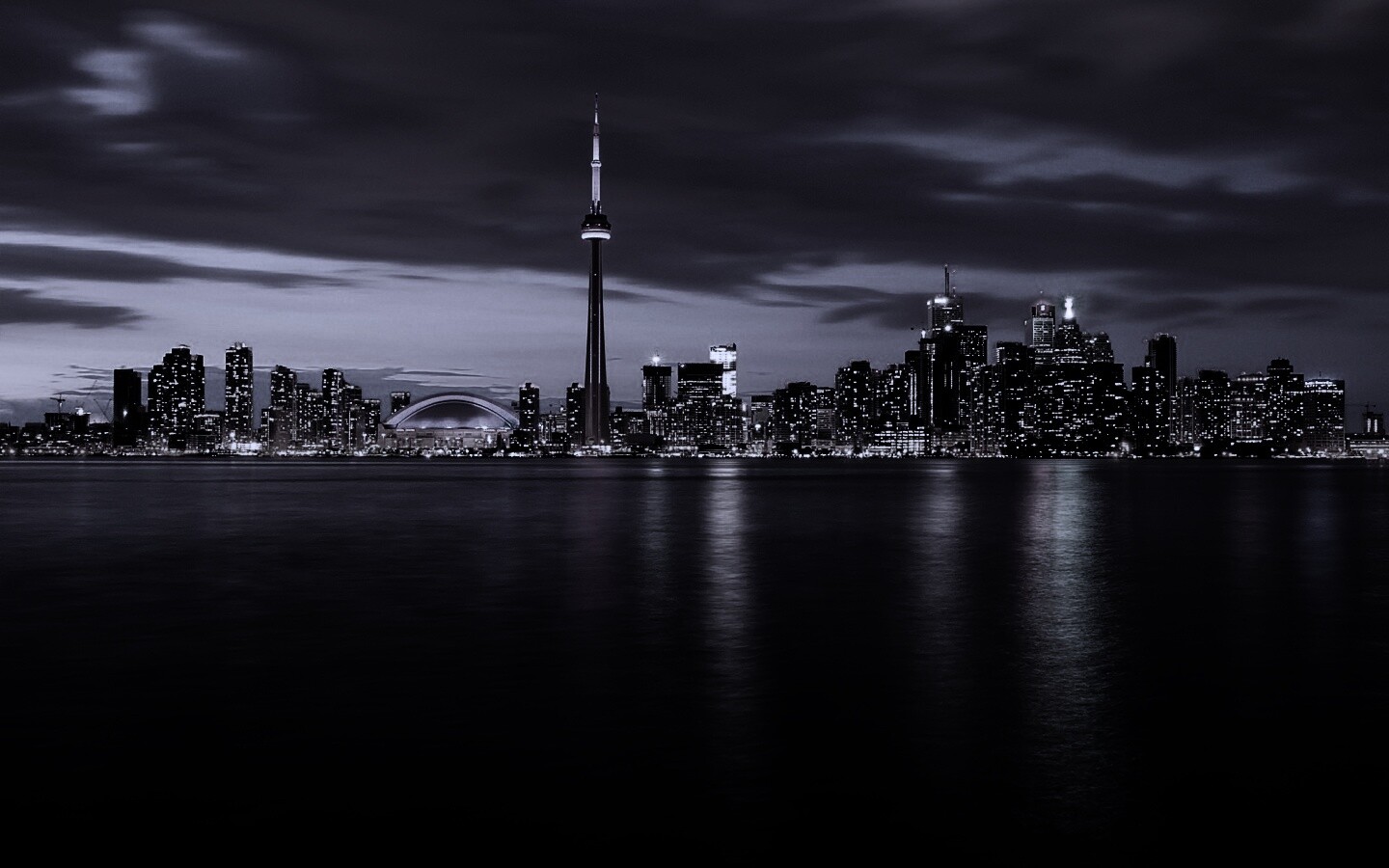 Ночной Торонто обои