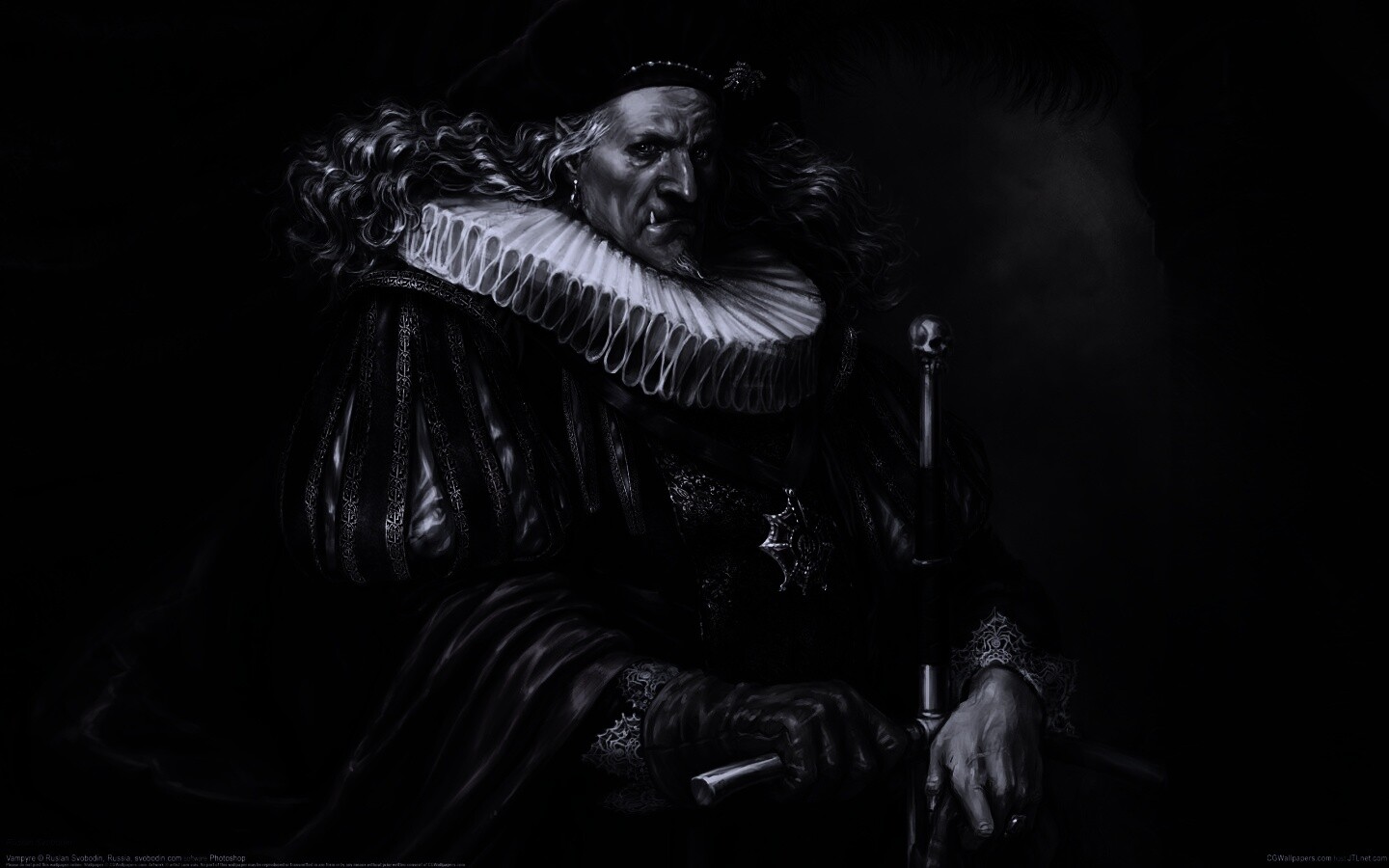 Портрет вампира обои