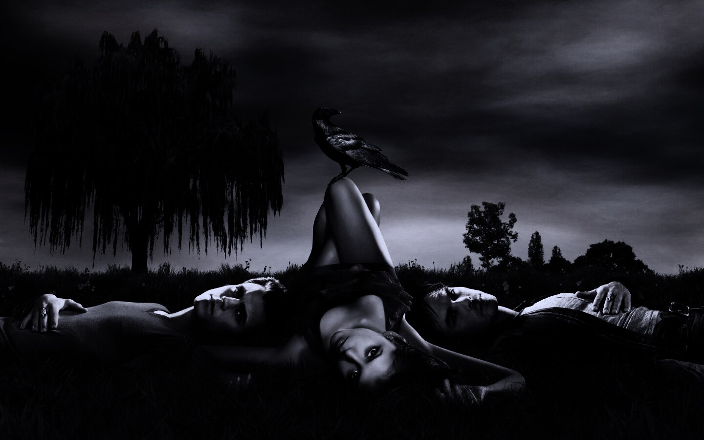 Герои сериала Дневники Вампира обои