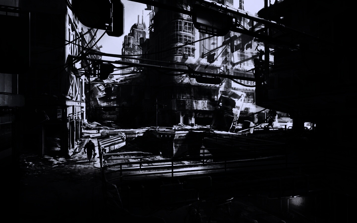 Локация из Fallout 3 обои