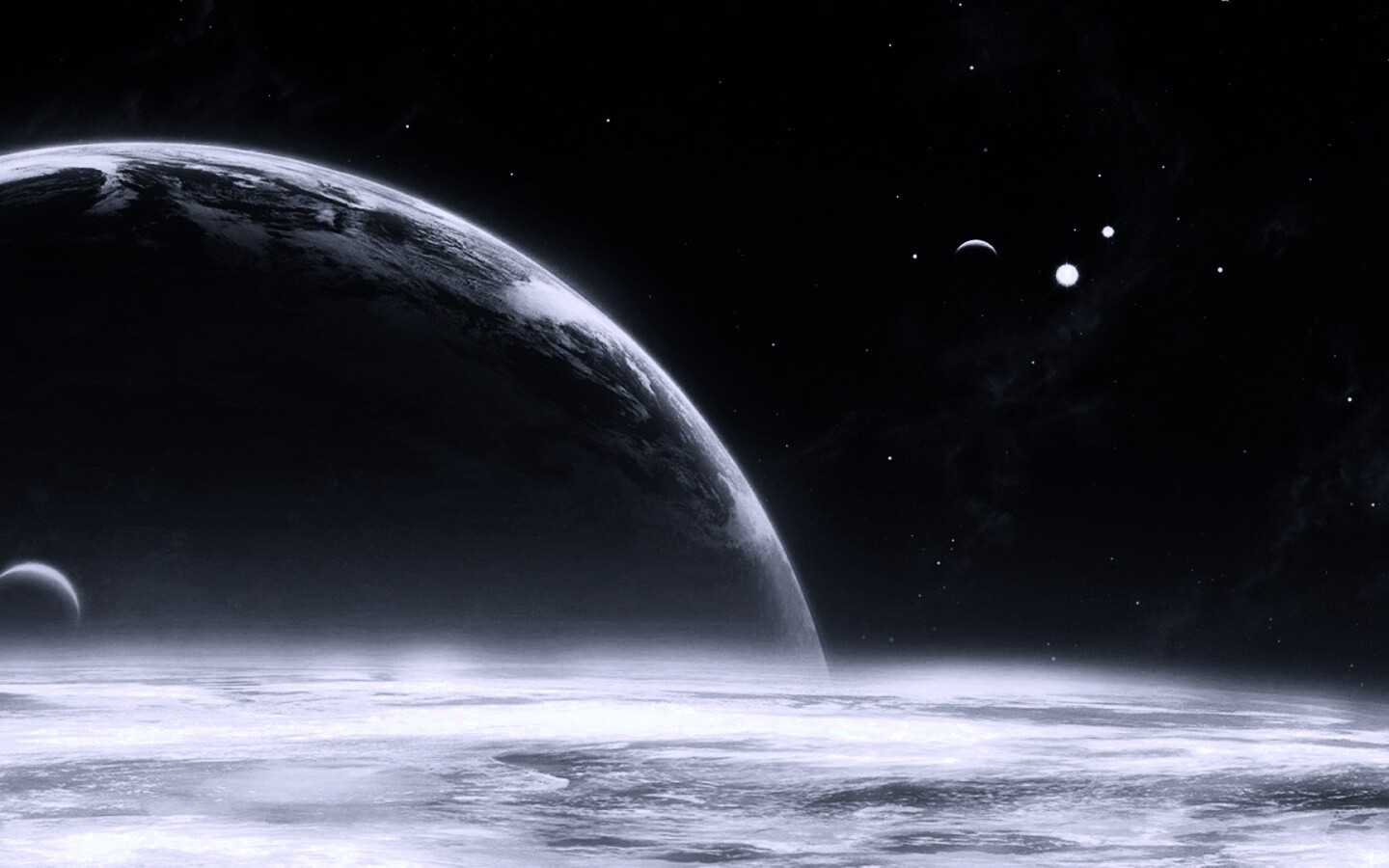 Планета за горизонтом обои