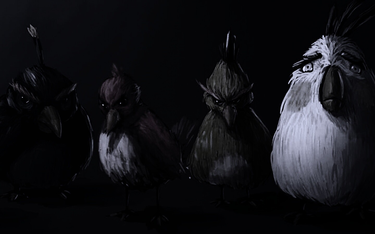 Злые птицы обои