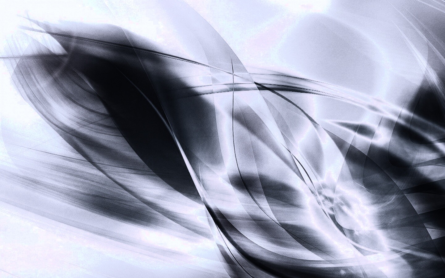 Светящиеся полупрозрачные волны обои