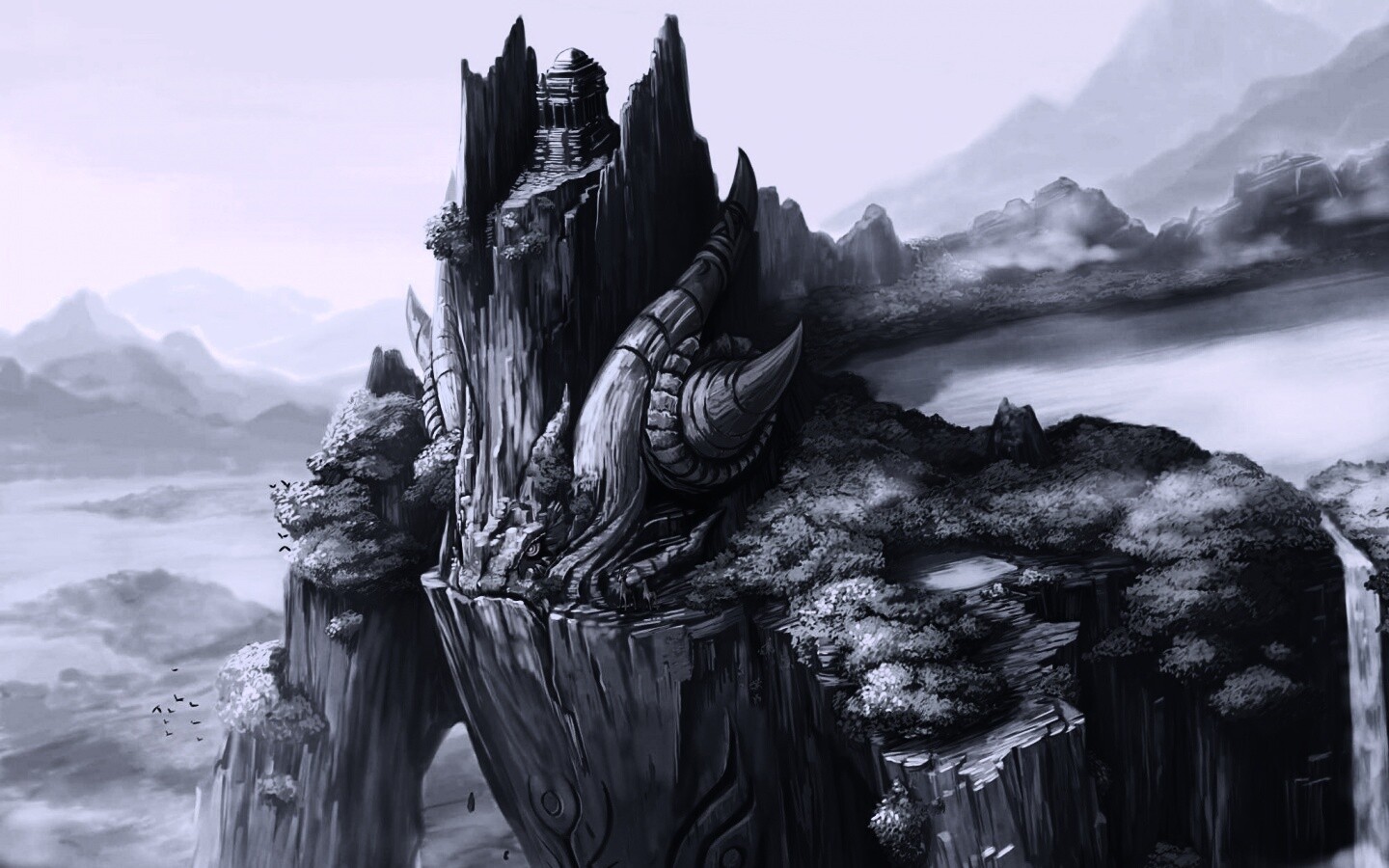 Храм на живой скале обои