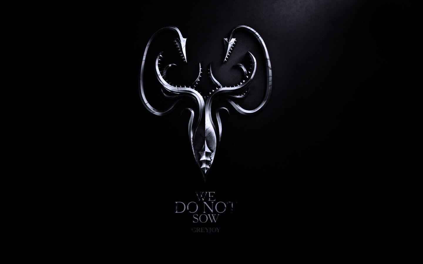 Металлический герб дома Грейджой обои