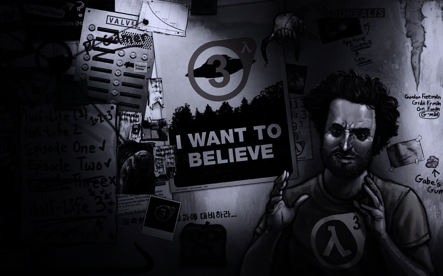 Half Life 3 - I want to believe обои