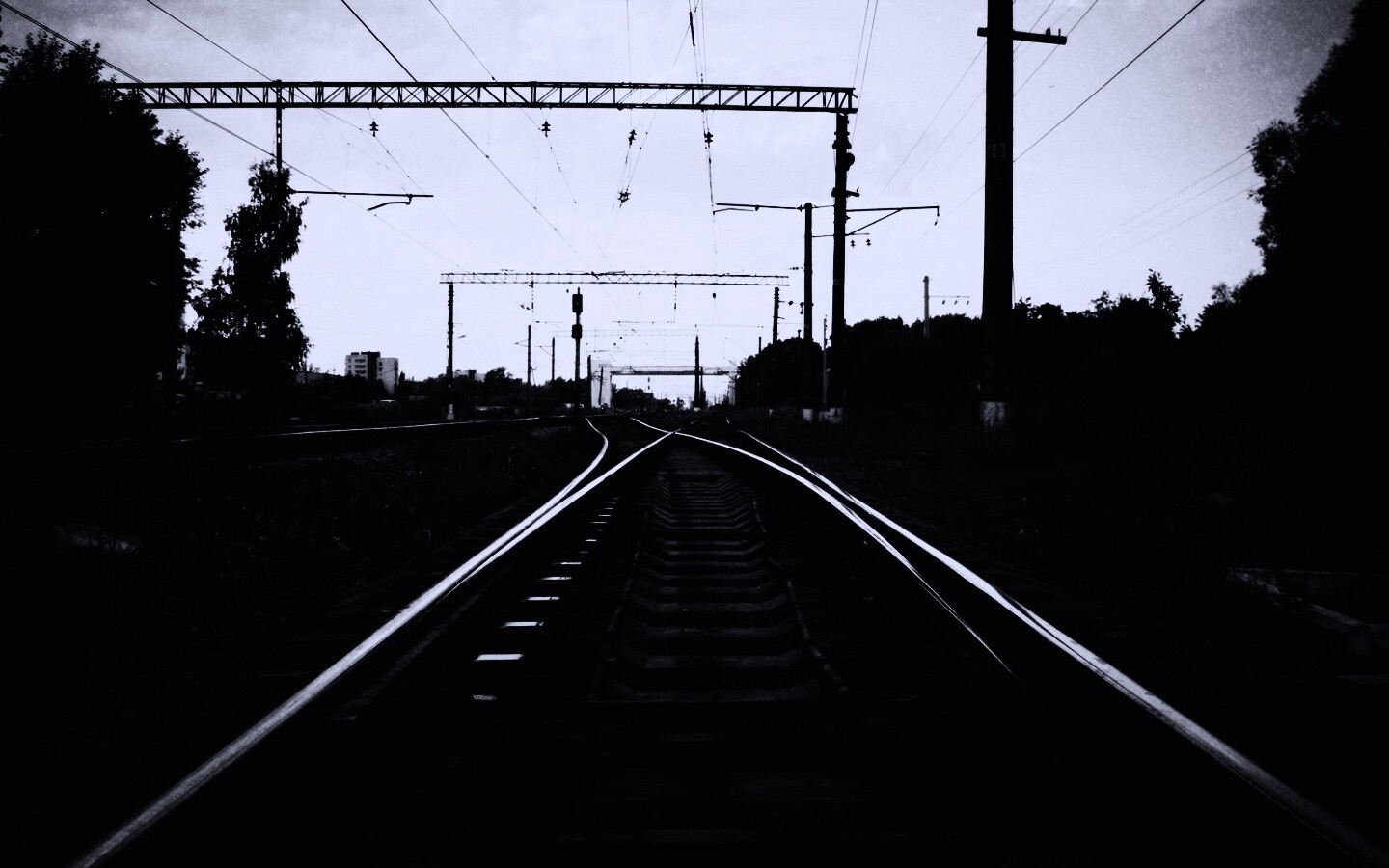 Железнодорожные пути обои