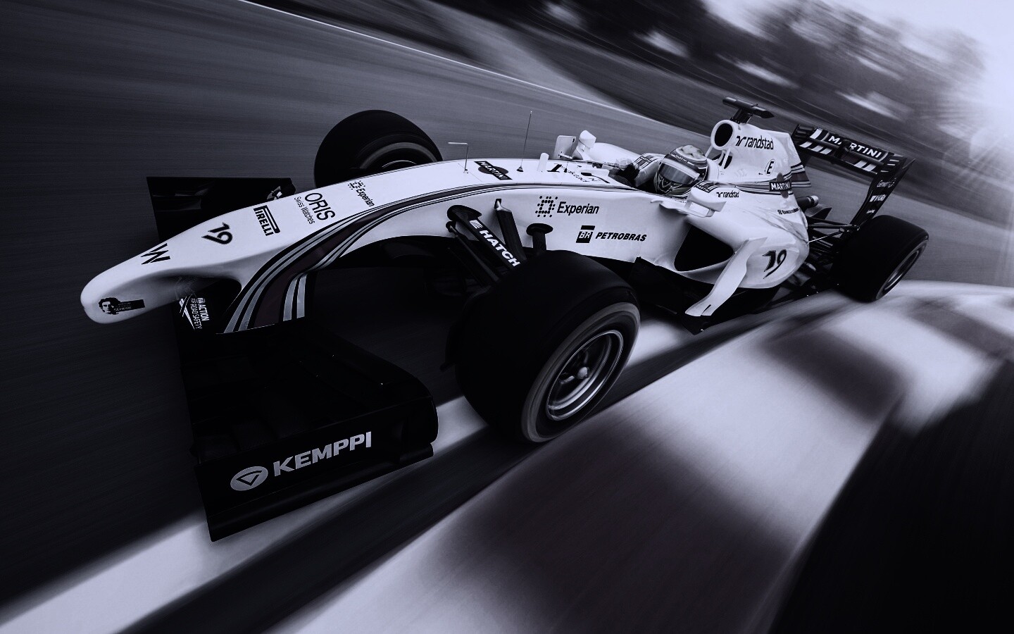 Гоночный болид F1 обои