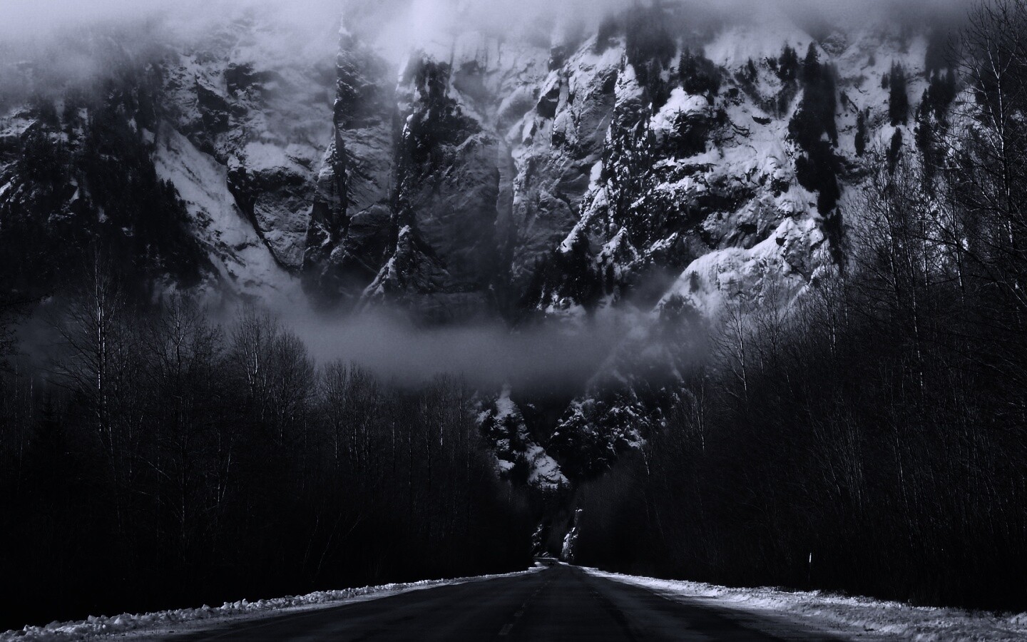 Дорога к скале обои