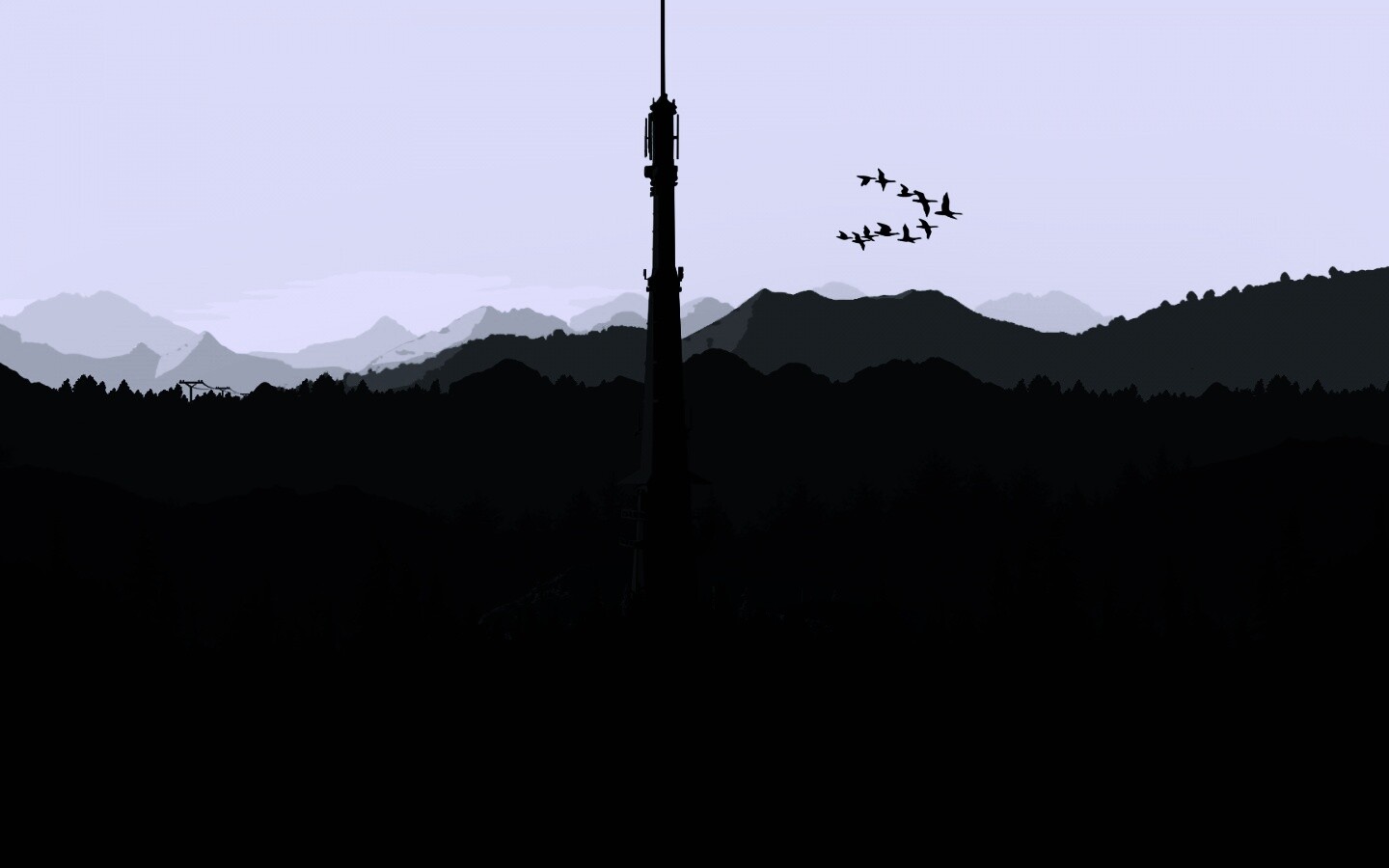 Зеленые горы обои