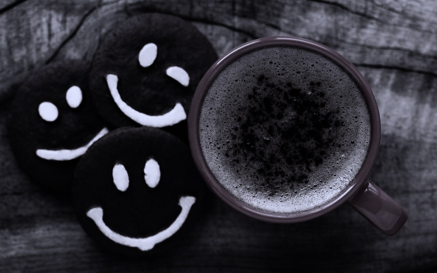 Кофе с печеньками обои