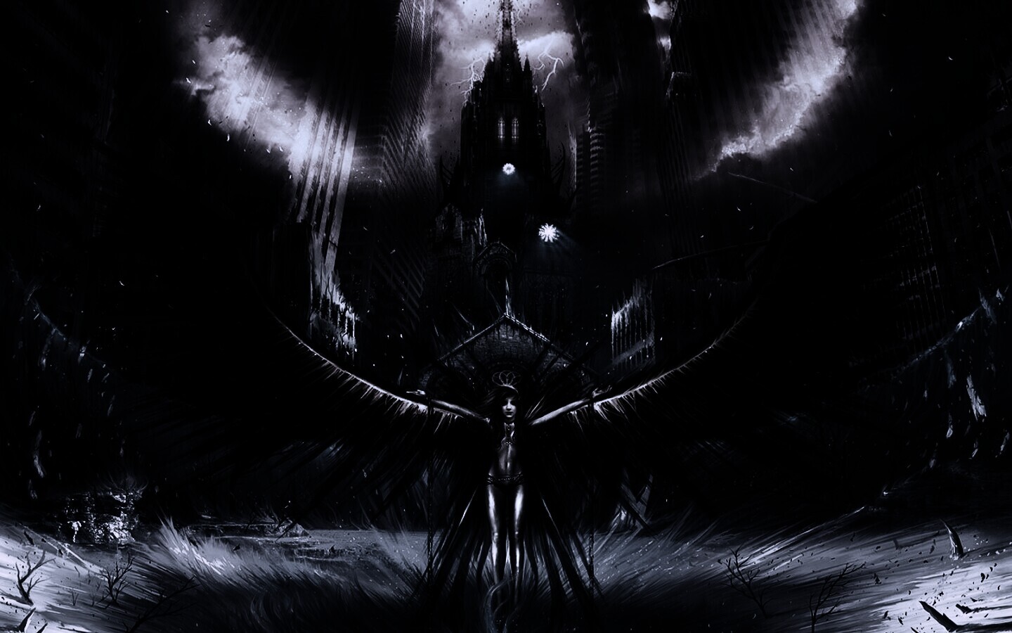 Тёмный ангел обои