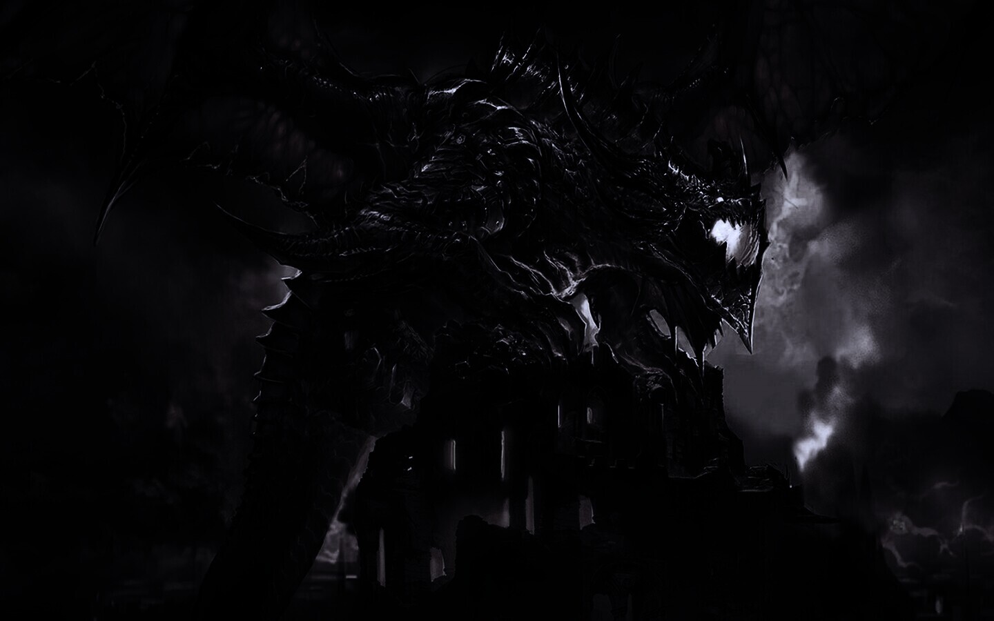 Огромный дракон обои