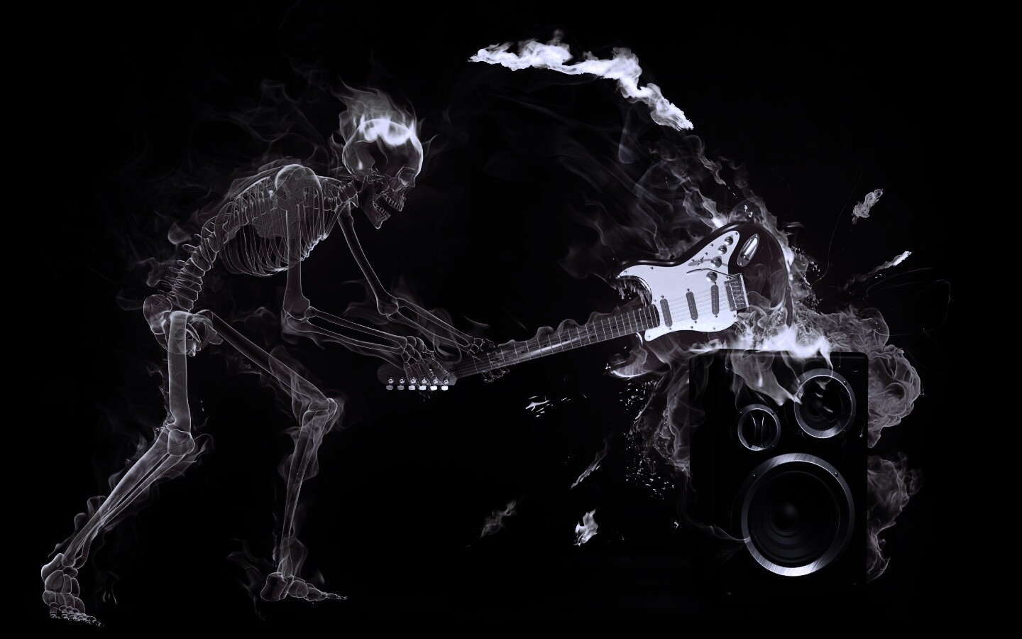 Музыка, пробирающая до костей обои