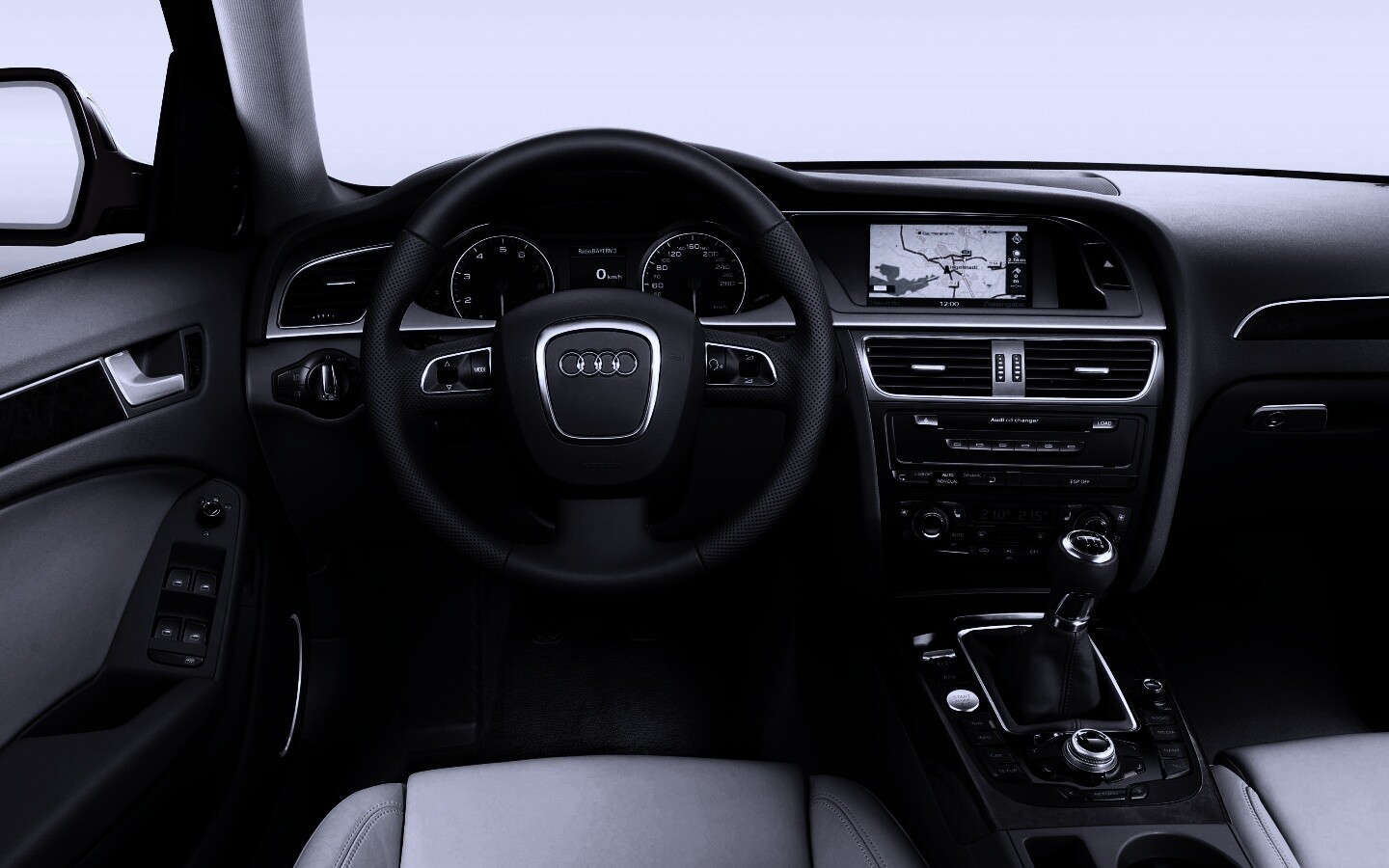 Салон ауди обои