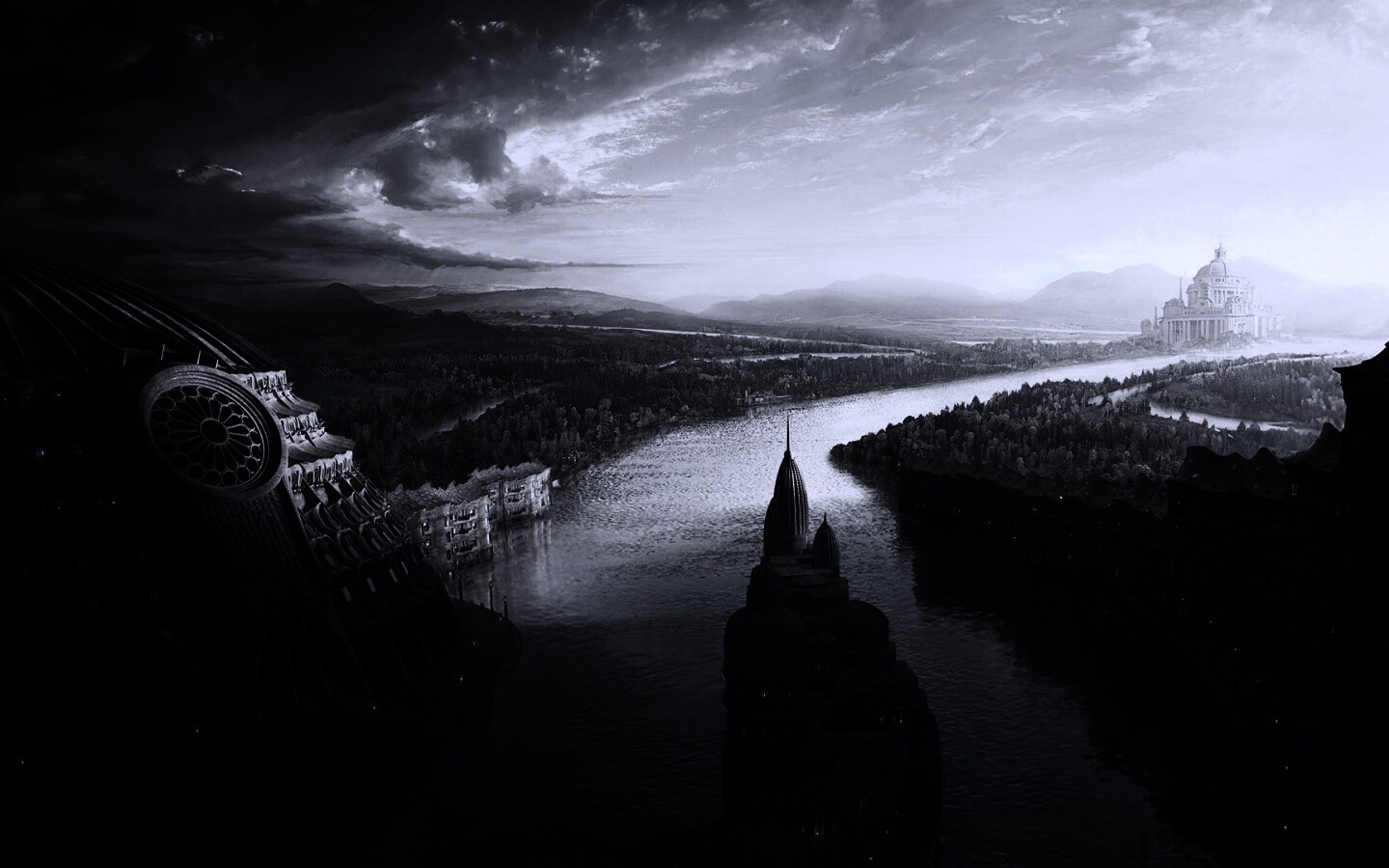 Древний город обои