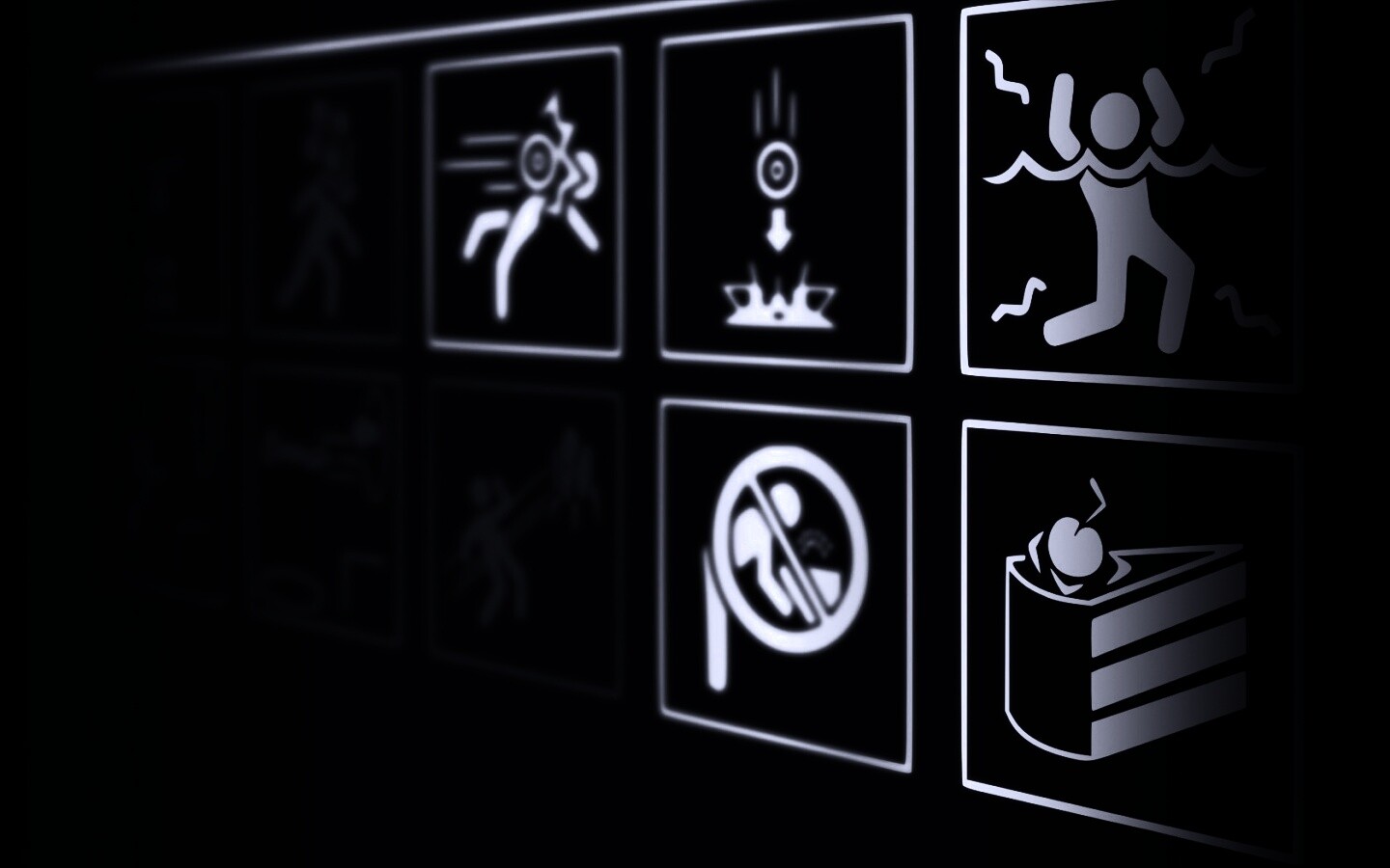 предупреждения Portal обои