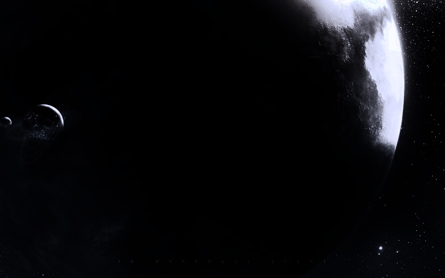 В темном свете обои