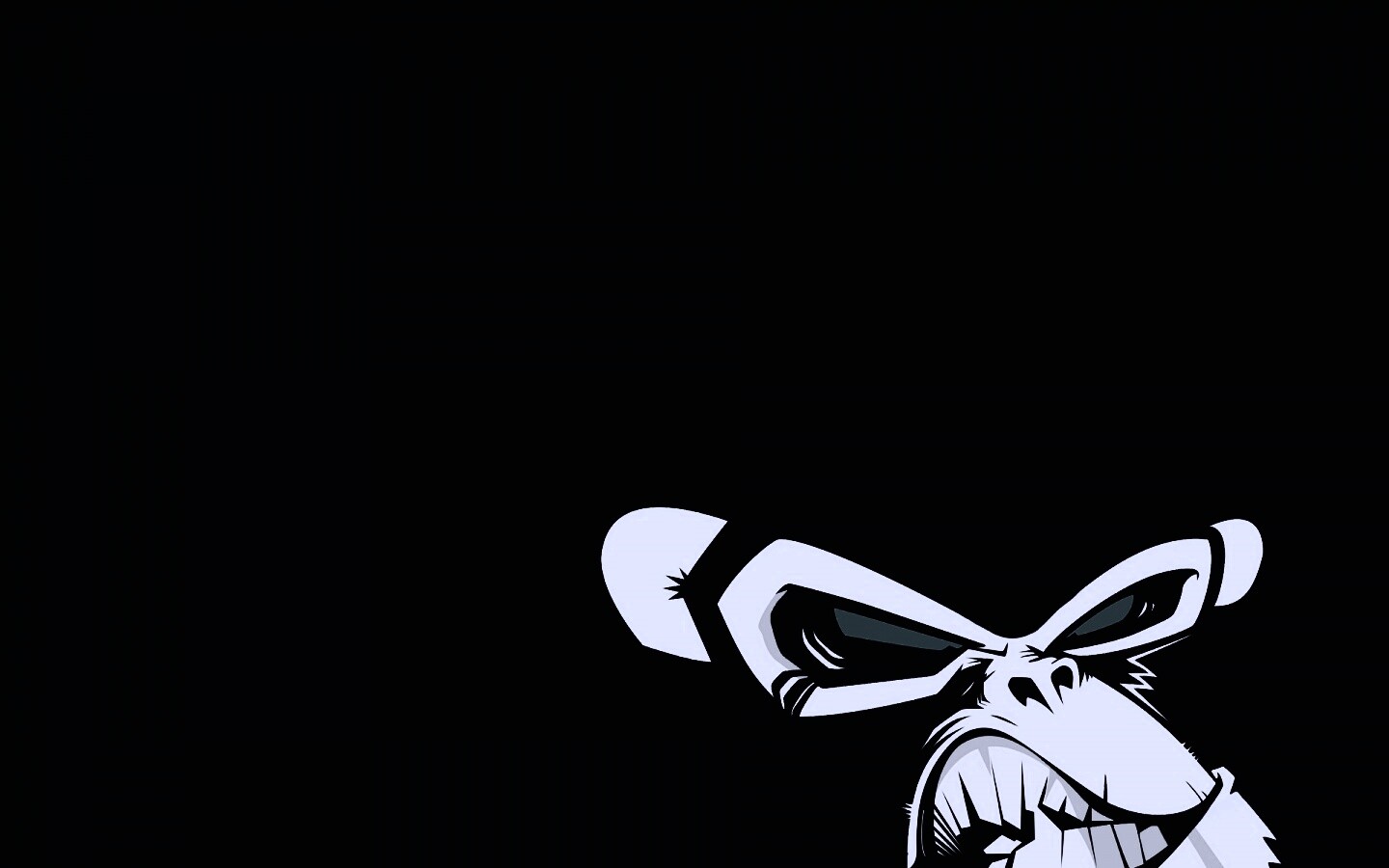 Злая обезьяна обои