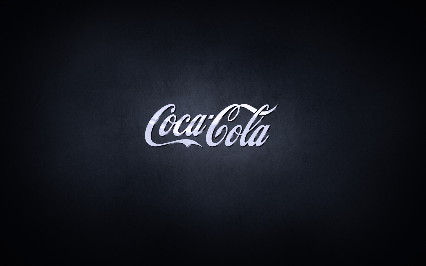 Синий логотип Coca-Cola обои