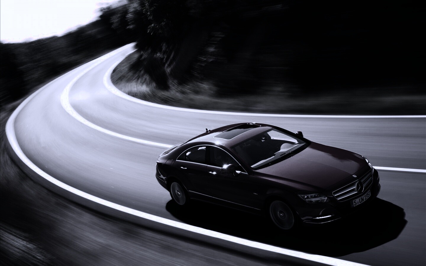 Mercedes CLS 550 обои