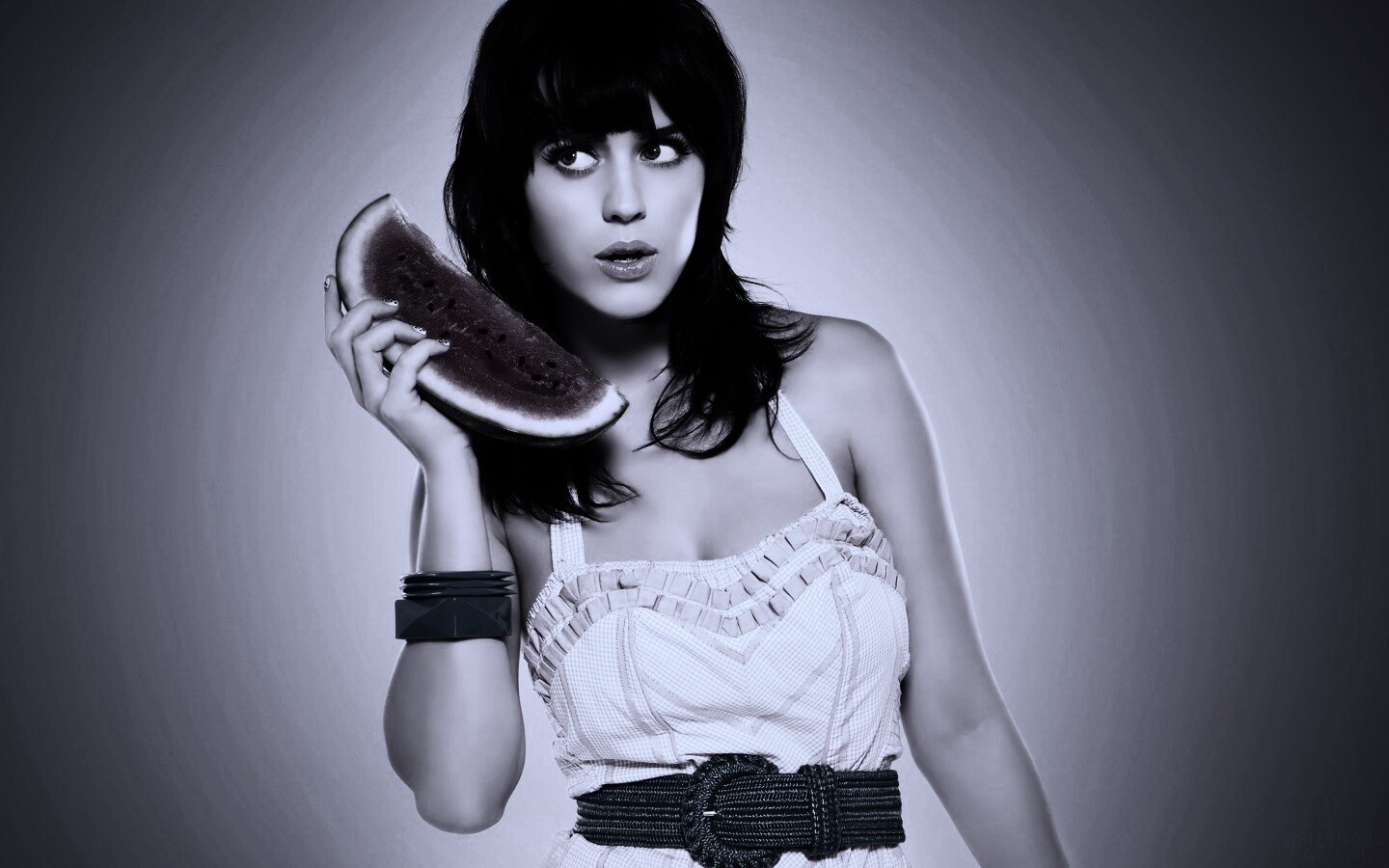 Кэти Пэри и арбуз обои