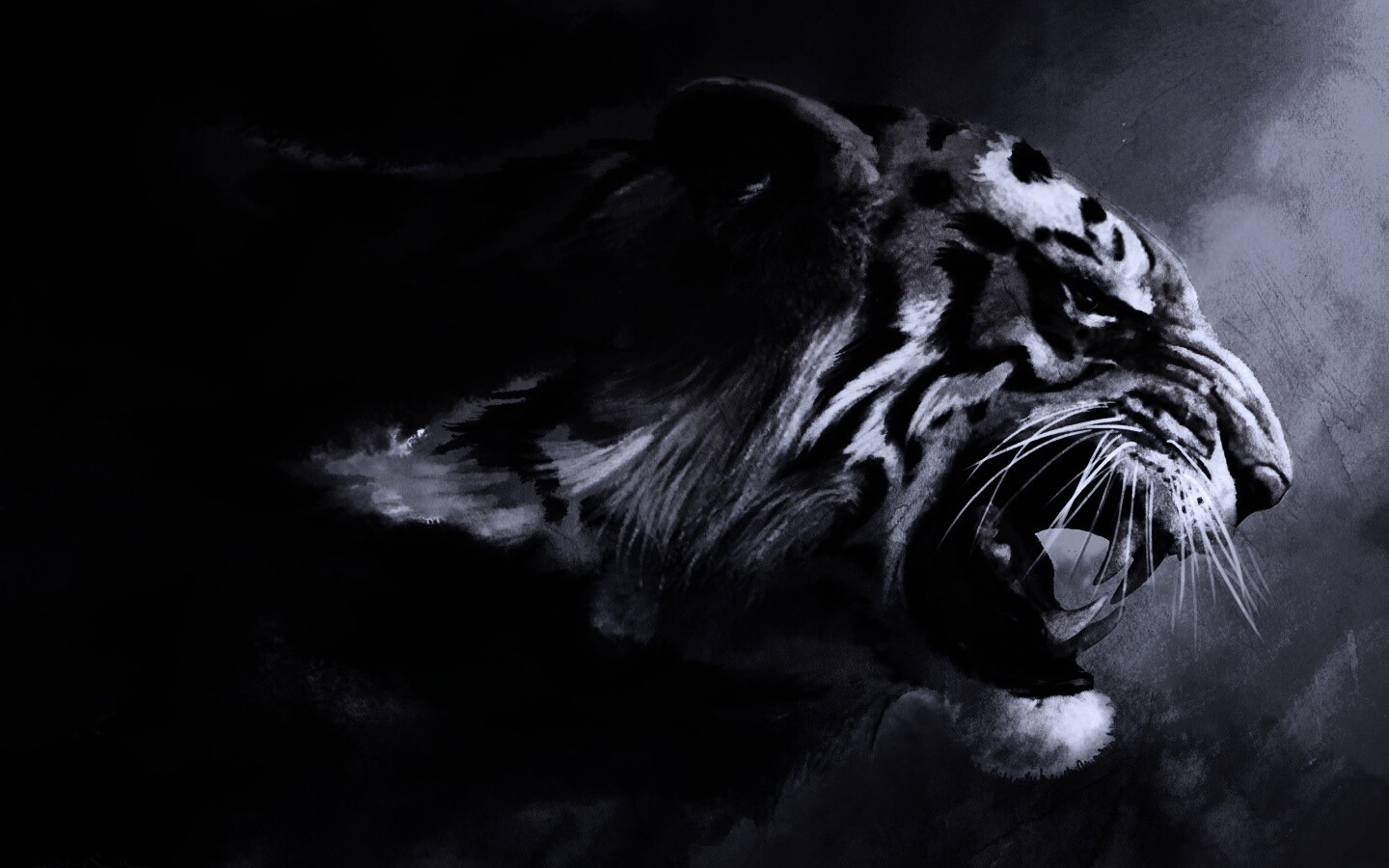 Картина с тигром обои