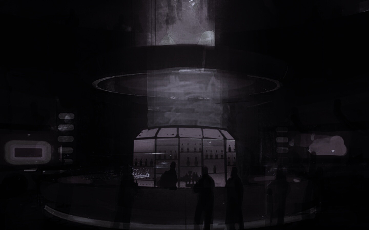 Красный бар из Mass Effect обои