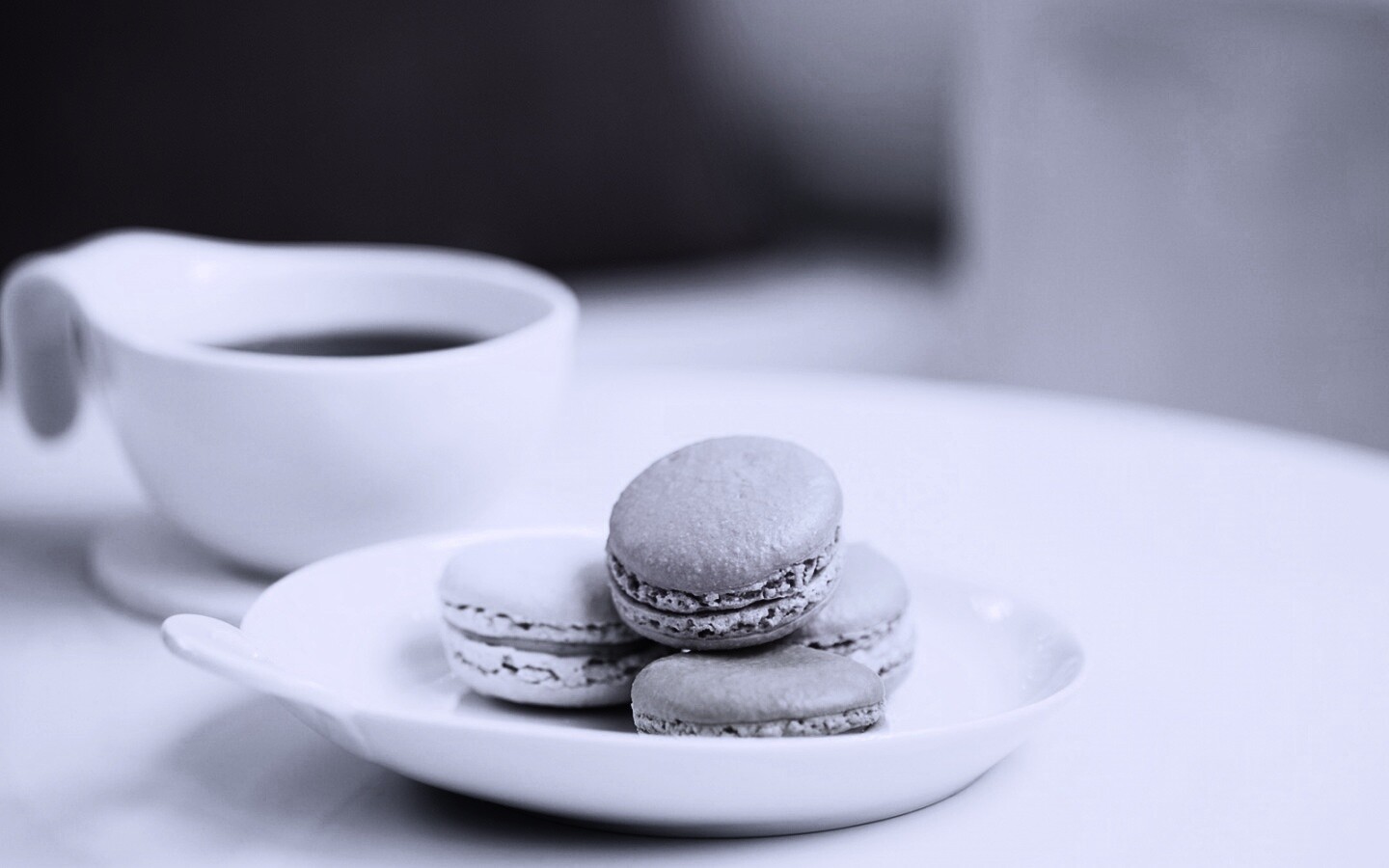 Кофе с пирожным обои