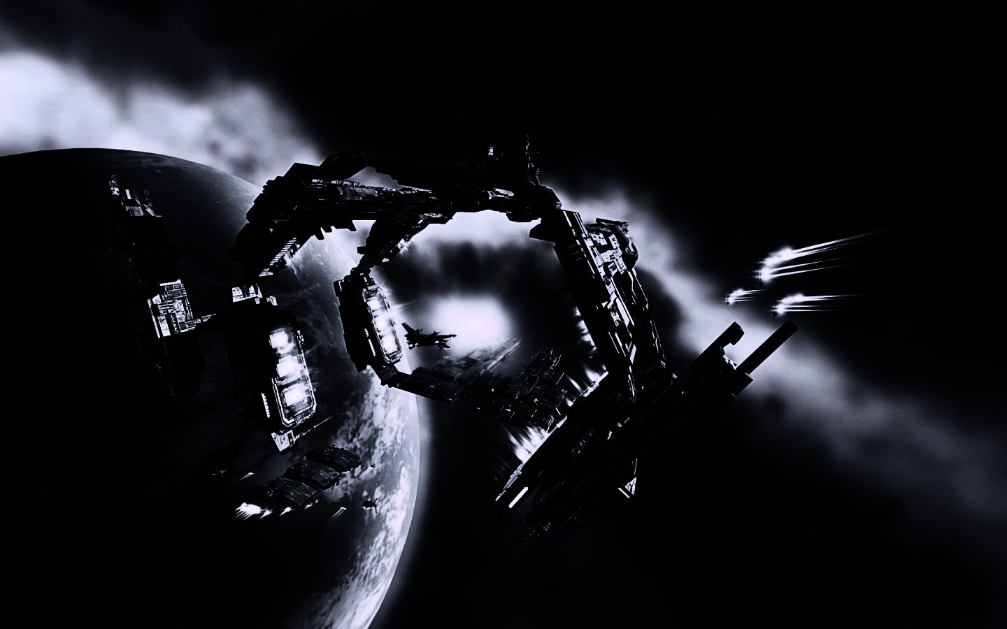 Космический корабль обои