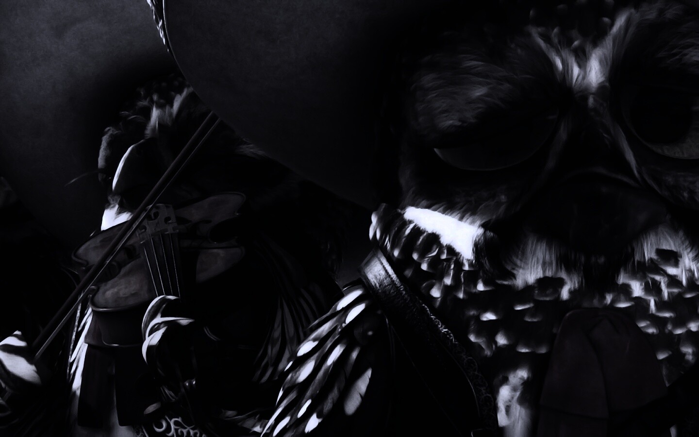 Совы-мариачи из Ранго обои