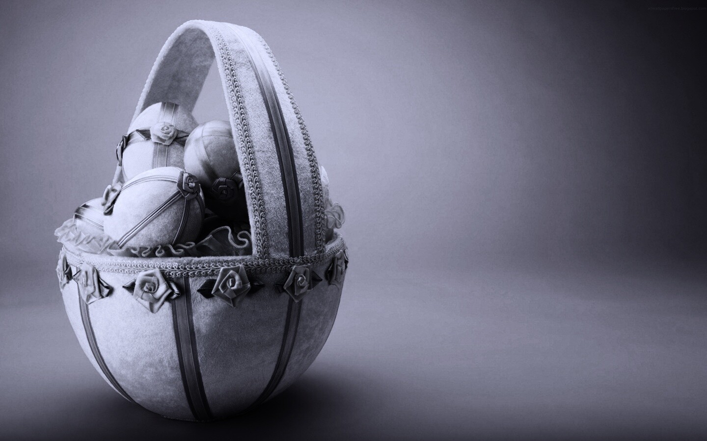 Пасхальная корзиночка обои