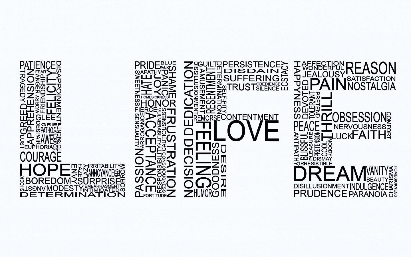 Жизнь в словах обои