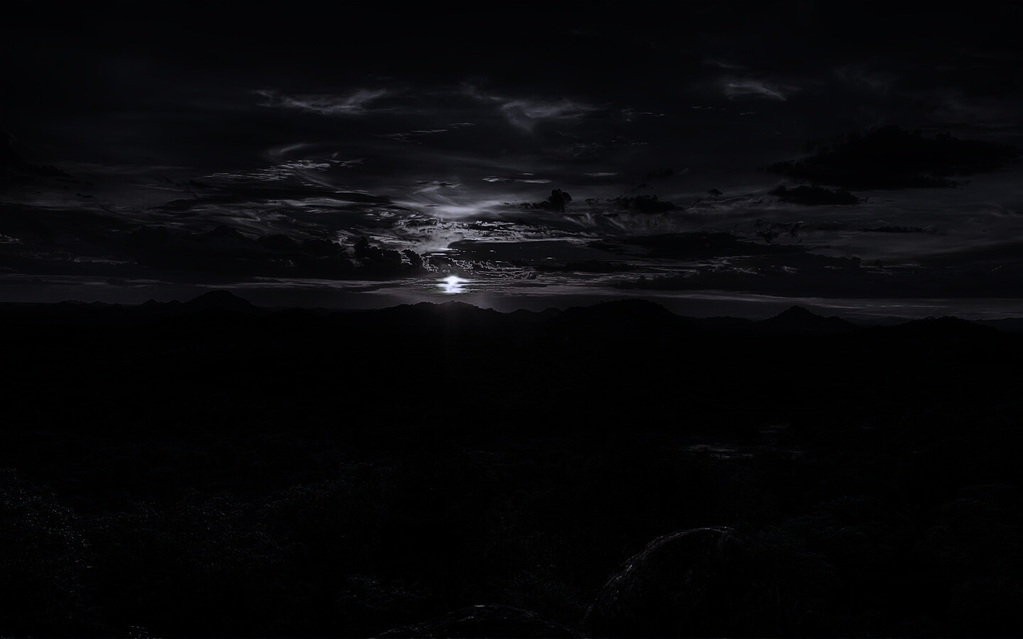 Закат в Африке обои