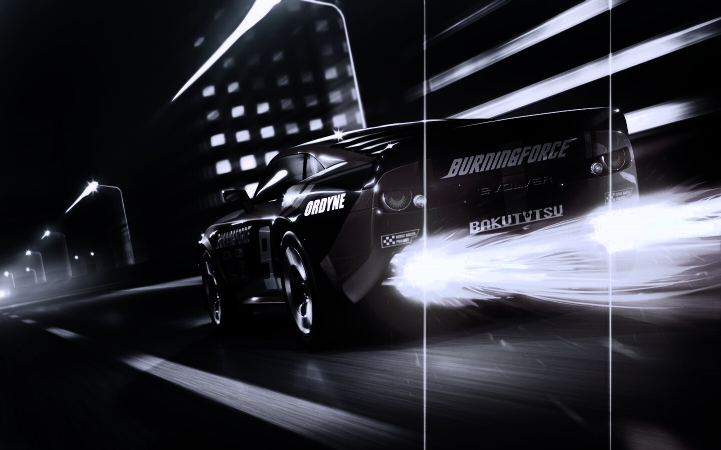 Ночное нитро обои