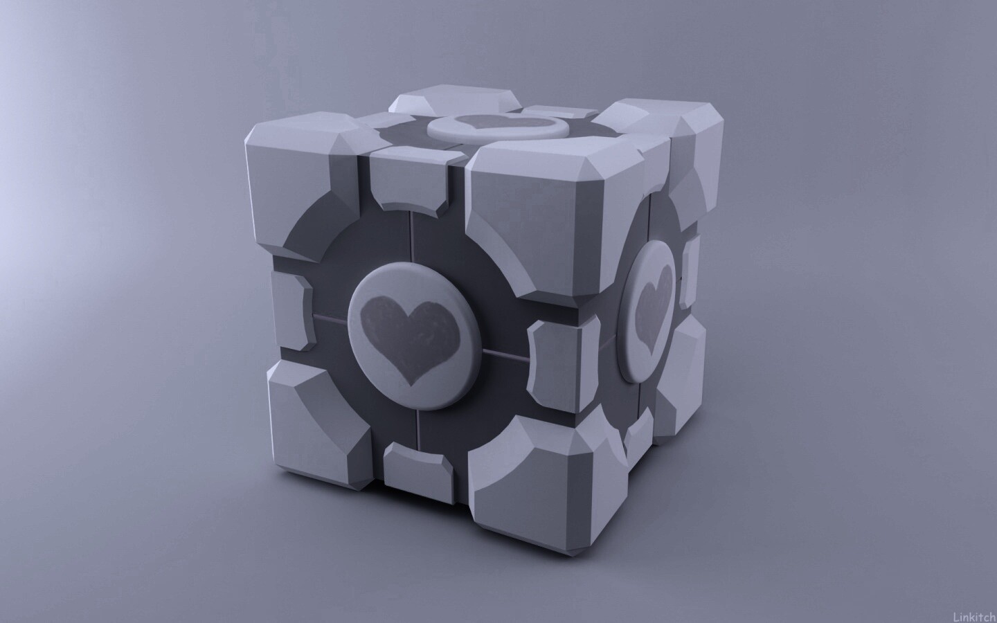 Взвешенный куб-компаньон обои