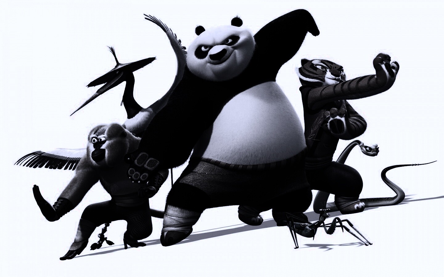Герои Кунг-фу панда обои