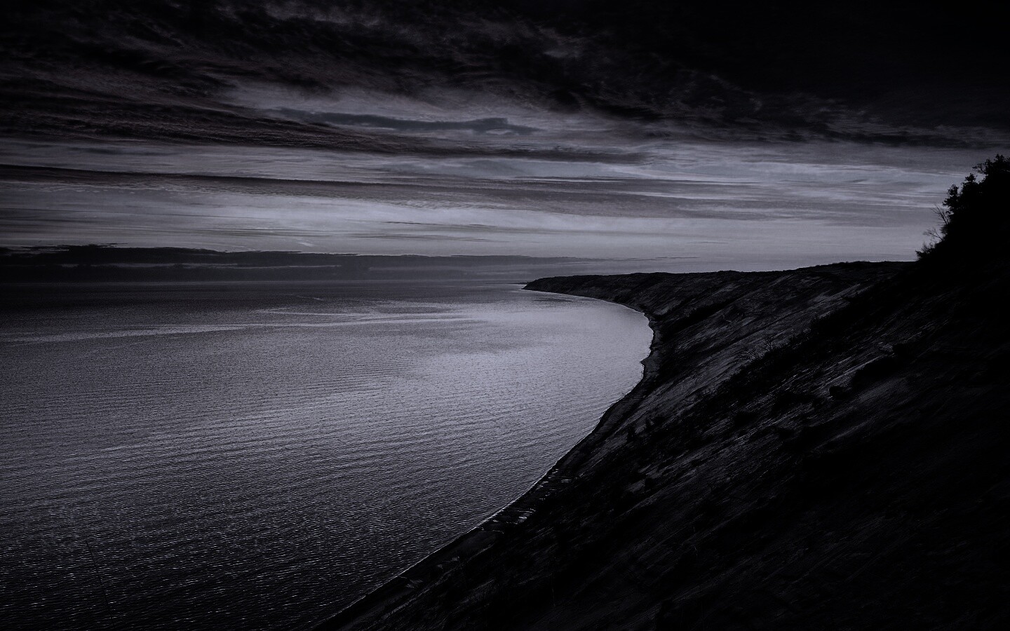 Море на закате обои