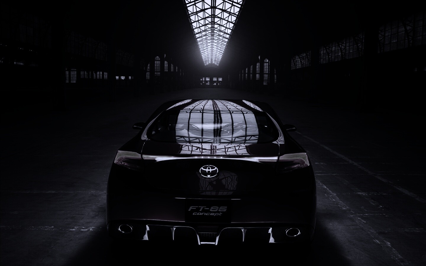 Концепт спортивной тойоты обои