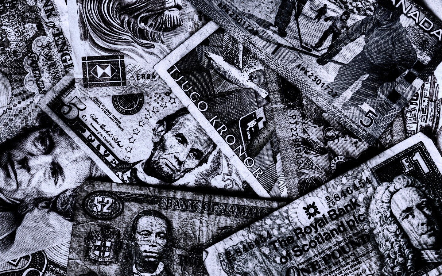 Купюры из разных стран обои